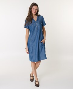 Dames jurk blauw