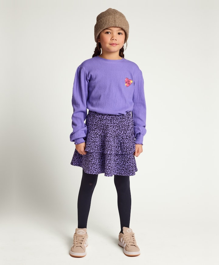 Meisjes longsleeve paars